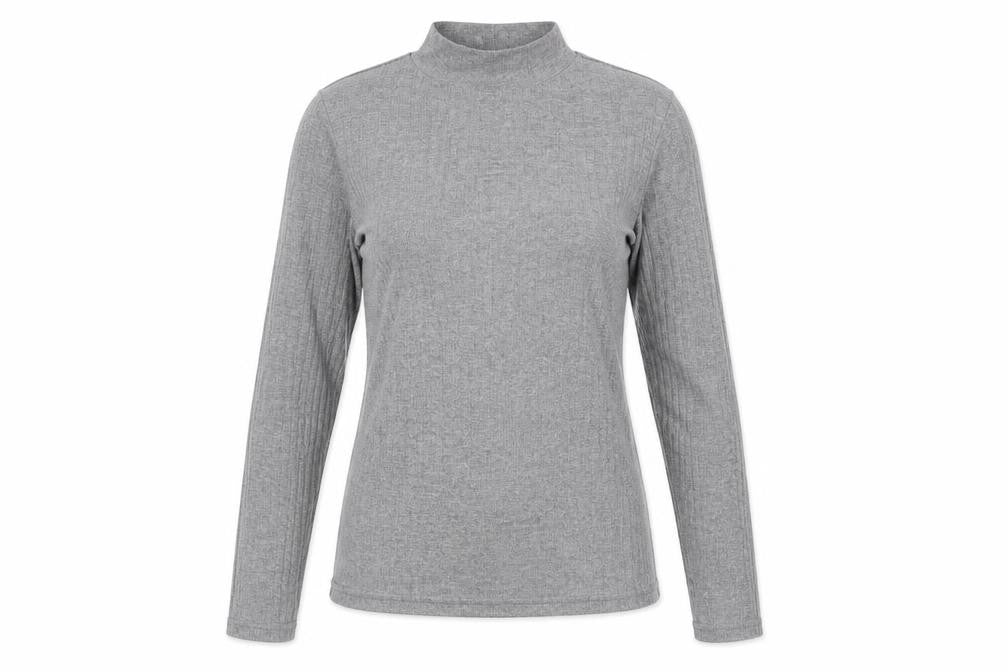 Womens UK Size 10 River Island Grey Basic Blouse