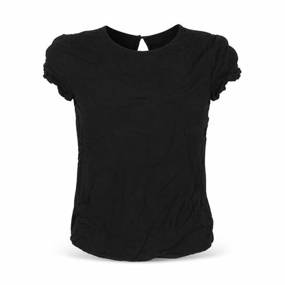 Womens UK Size 8 H&M Black Basic Blouse