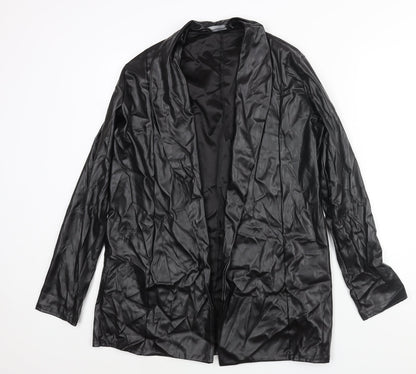 Womens UK Size 12 PRETTYLITTLETHING Black Jacket