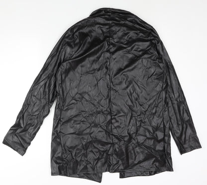 Womens UK Size 12 PRETTYLITTLETHING Black Jacket
