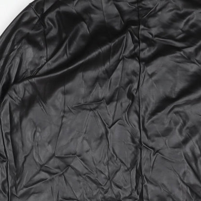 Womens UK Size 12 PRETTYLITTLETHING Black Jacket