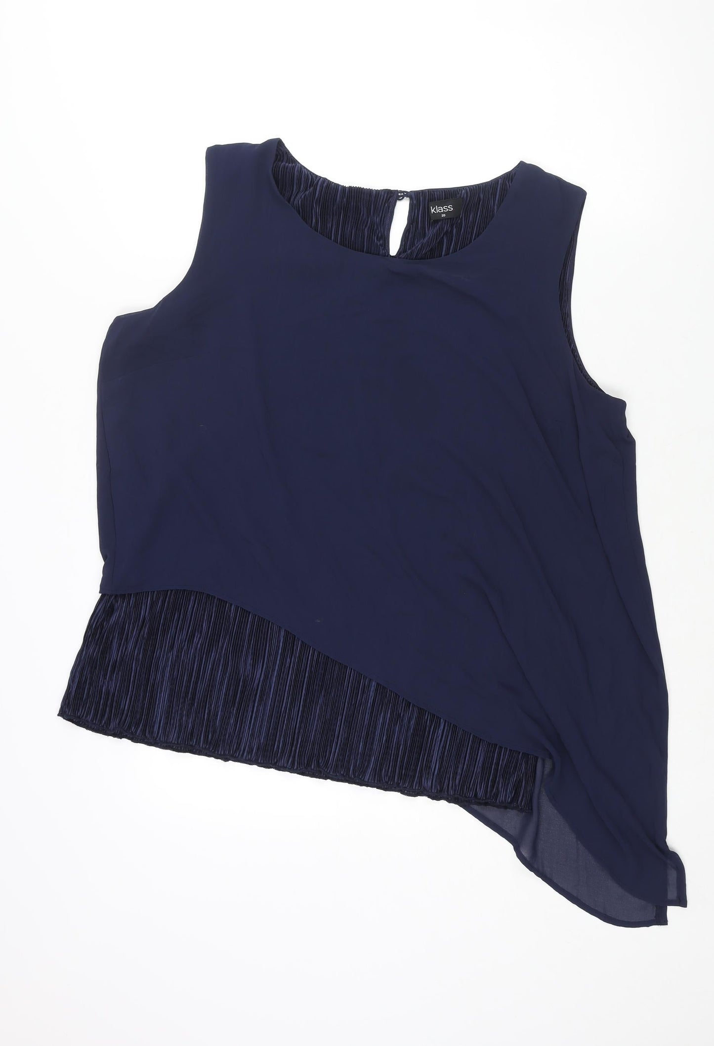 Womens UK Size 20 Klass Blue Camisole Blouse