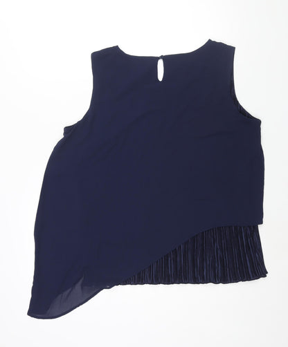 Womens UK Size 20 Klass Blue Camisole Blouse