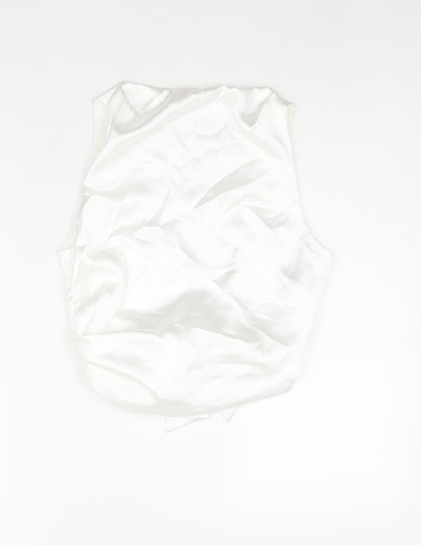 Womens UK Size M Zara White Camisole Blouse