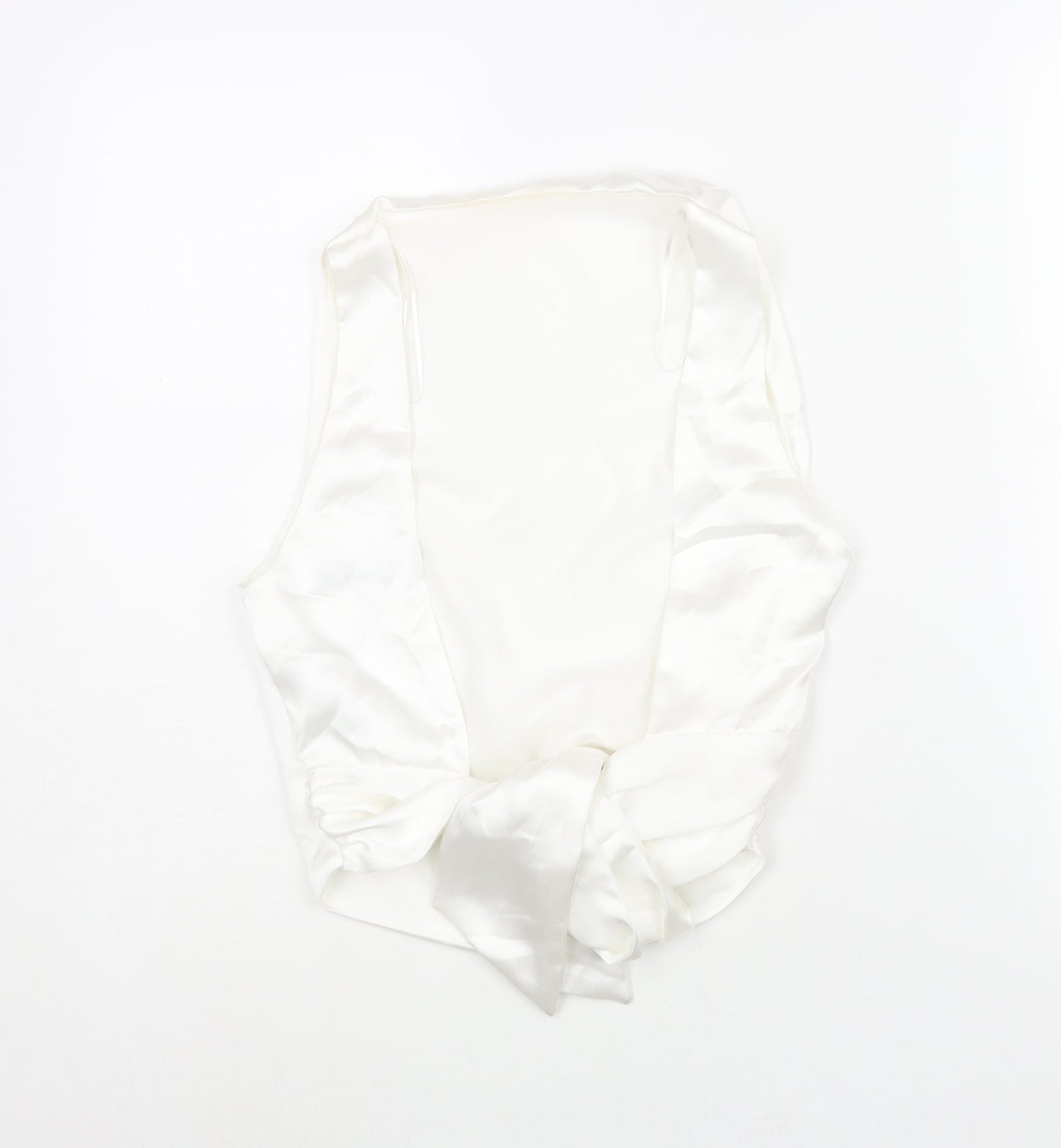 Womens UK Size M Zara White Camisole Blouse