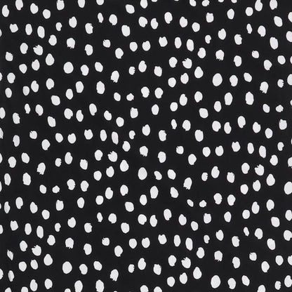 Anne Klein Womens Black Polka Dot Polyester Camisole Blouse Size L Round Neck - Logo Tie Detail