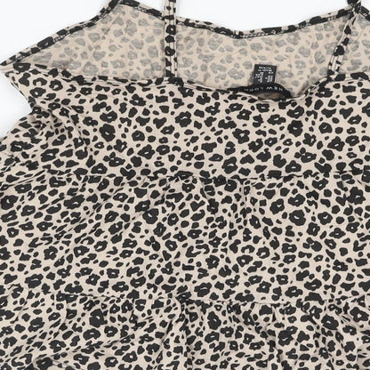 Womens UK Size 8 New Look Beige Camisole Blouse