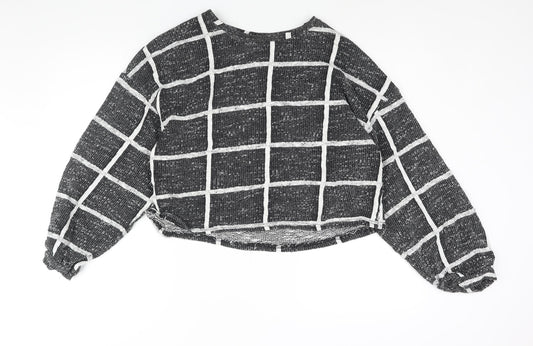 Womens UK Size L New Look Black Pullover Jumper