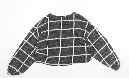 Womens UK Size L New Look Black Pullover Jumper