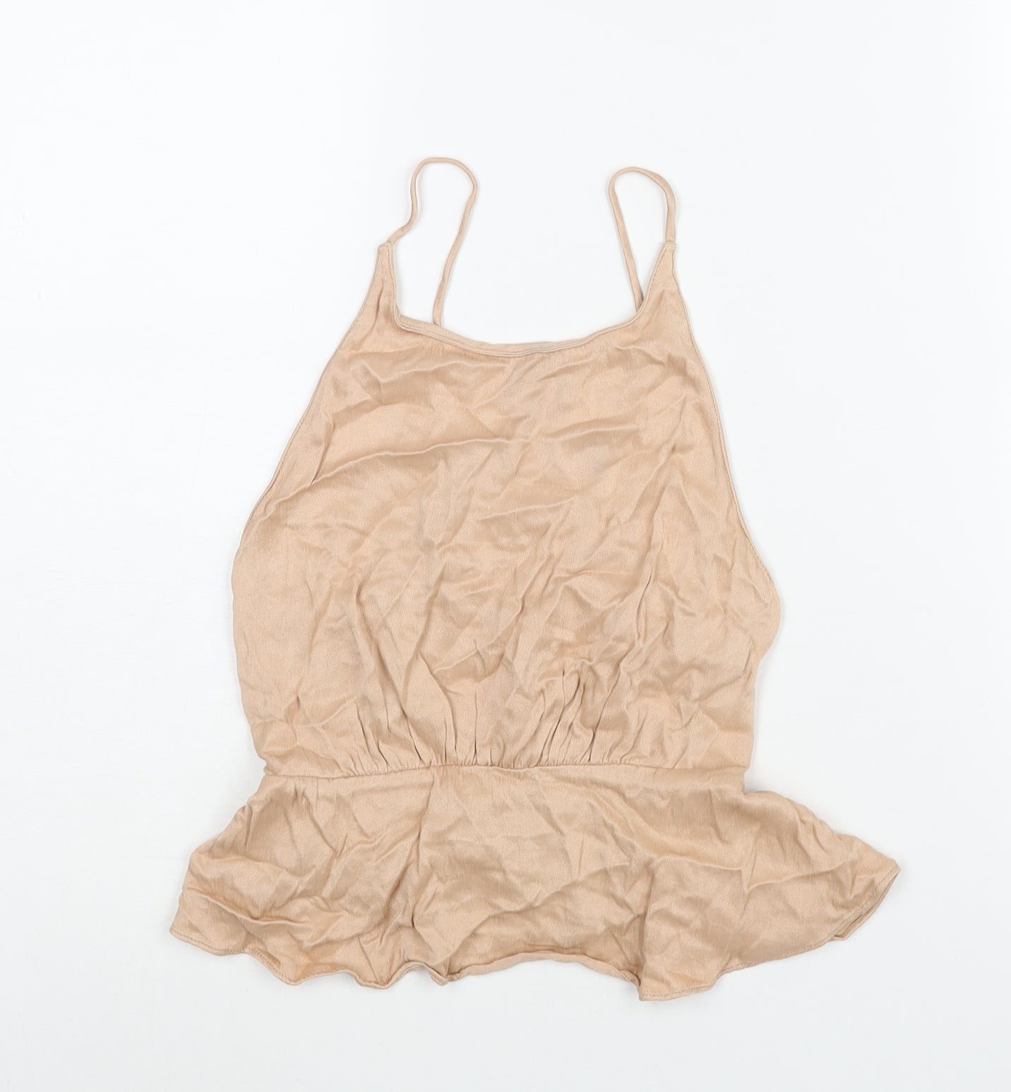 Womens UK Size M Zara Pink Camisole Blouse