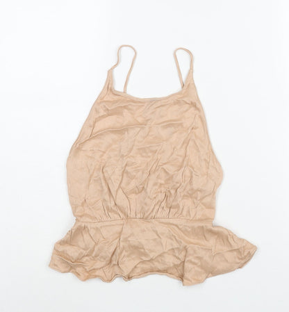 Womens UK Size M Zara Pink Camisole Blouse
