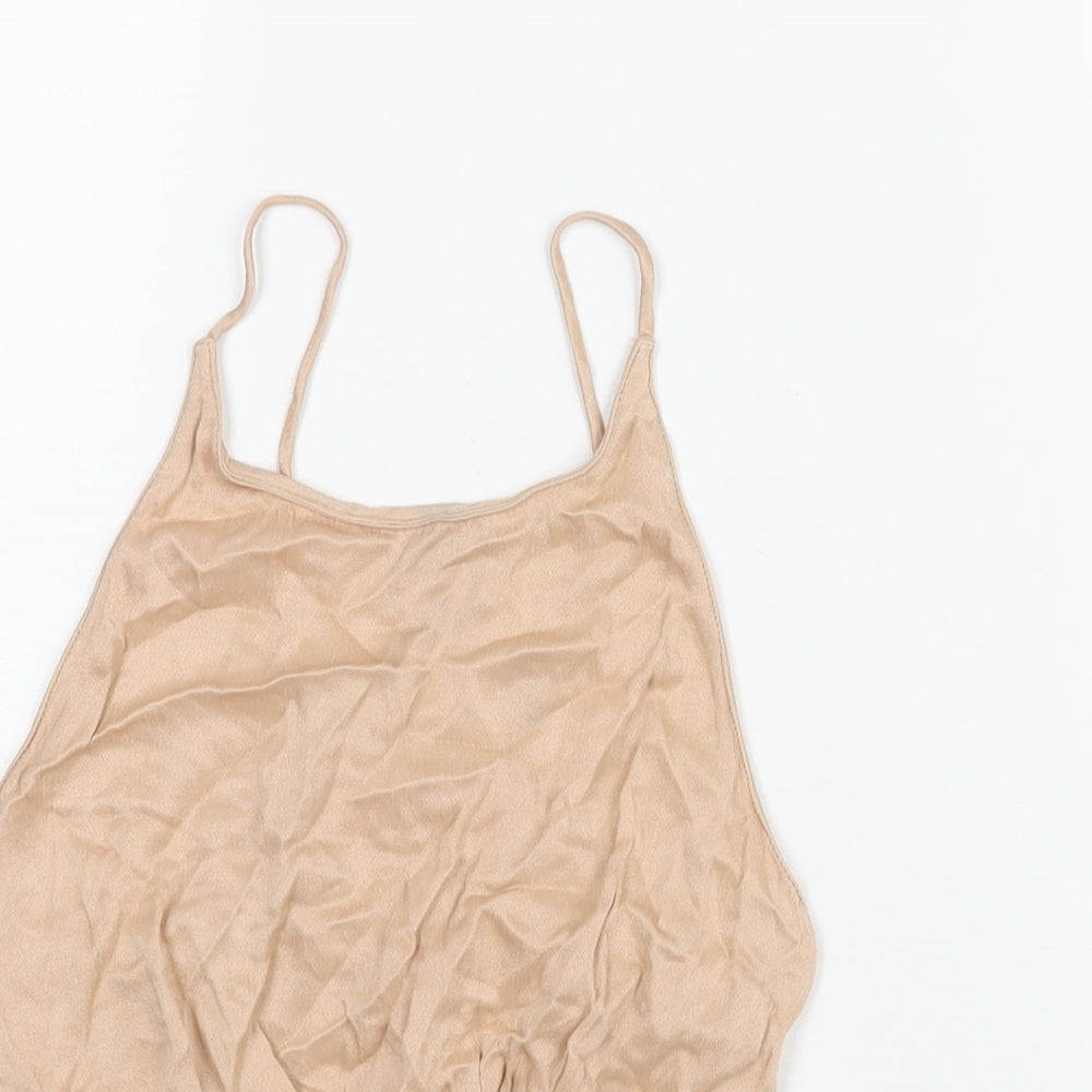 Womens UK Size M Zara Pink Camisole Blouse