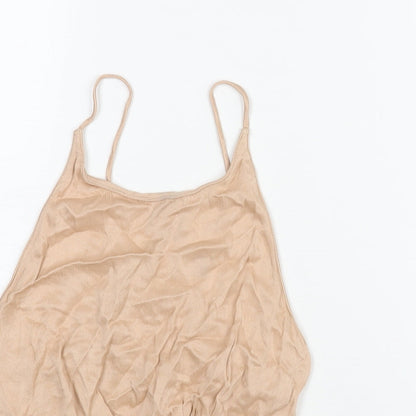 Womens UK Size M Zara Pink Camisole Blouse