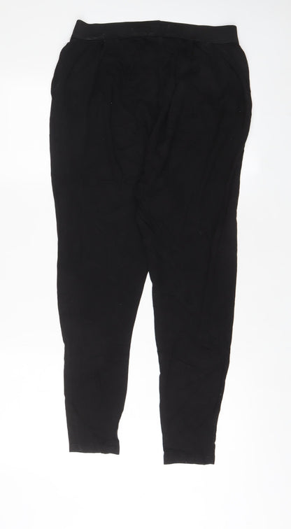 Womens UK Size S H&M Regular Fit  Black Trousers