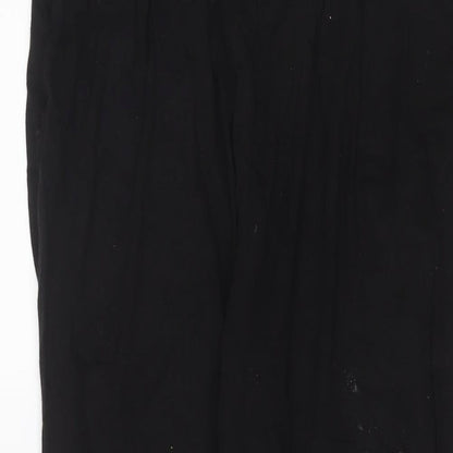 Womens UK Size S H&M Regular Fit  Black Trousers