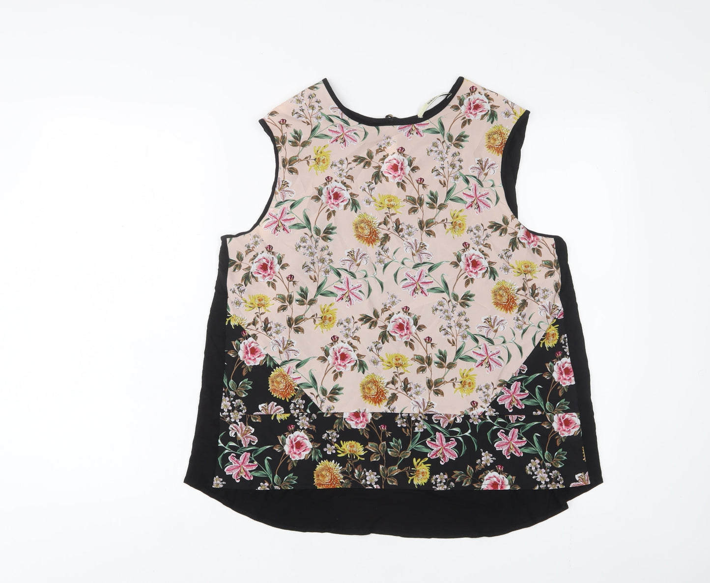 Womens UK Size M Oasis Multicoloured Basic Tank
