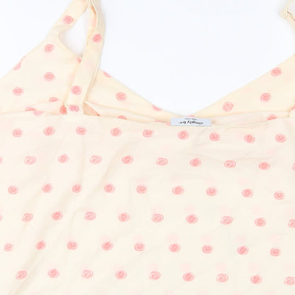 Womens UK Size 22 Simply Be Beige Basic Tank