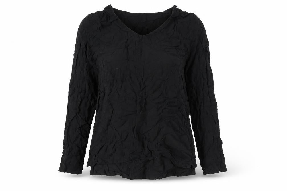 Womens UK Size S Gap Black Basic Blouse