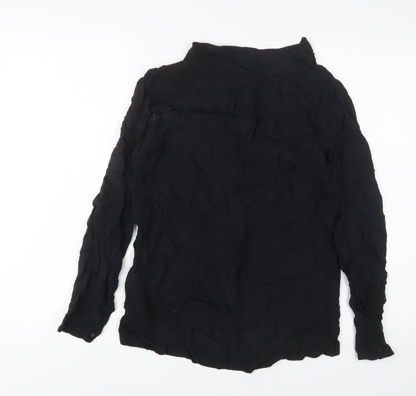 Womens UK Size S Gap Black Basic Blouse