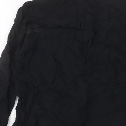 Womens UK Size S Gap Black Basic Blouse