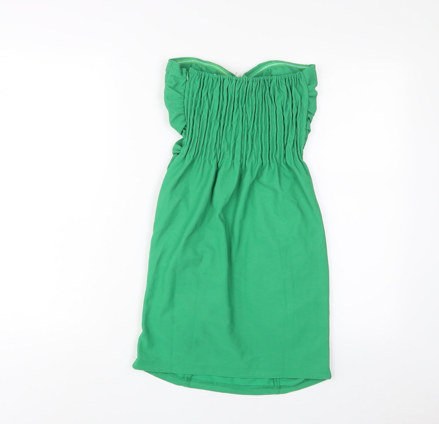 Little Love Womens Green Polyester A-Line Size M Sweetheart Zip