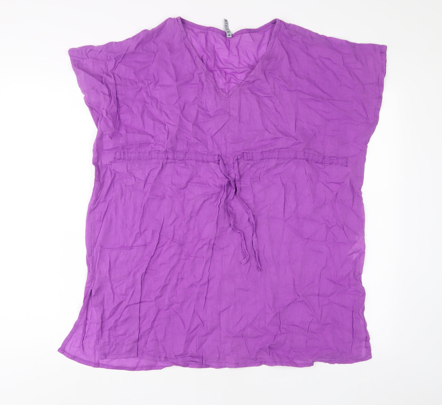 Womens UK Size 8 BHS Purple Basic T-Shirt