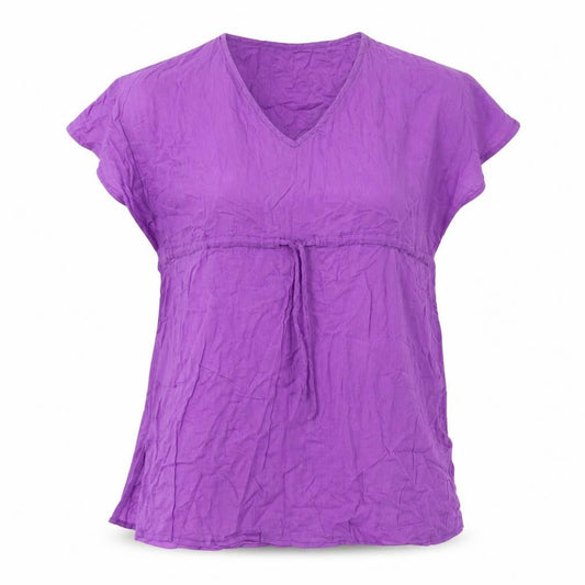 Womens UK Size 8 BHS Purple Basic T-Shirt