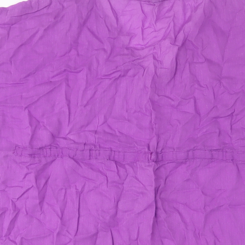 Womens UK Size 8 BHS Purple Basic T-Shirt