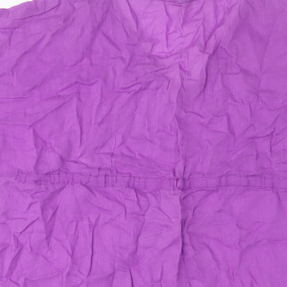 Womens UK Size 8 BHS Purple Basic T-Shirt
