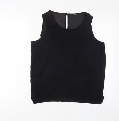 Womens UK Size 16 NEXT Black Basic Tank