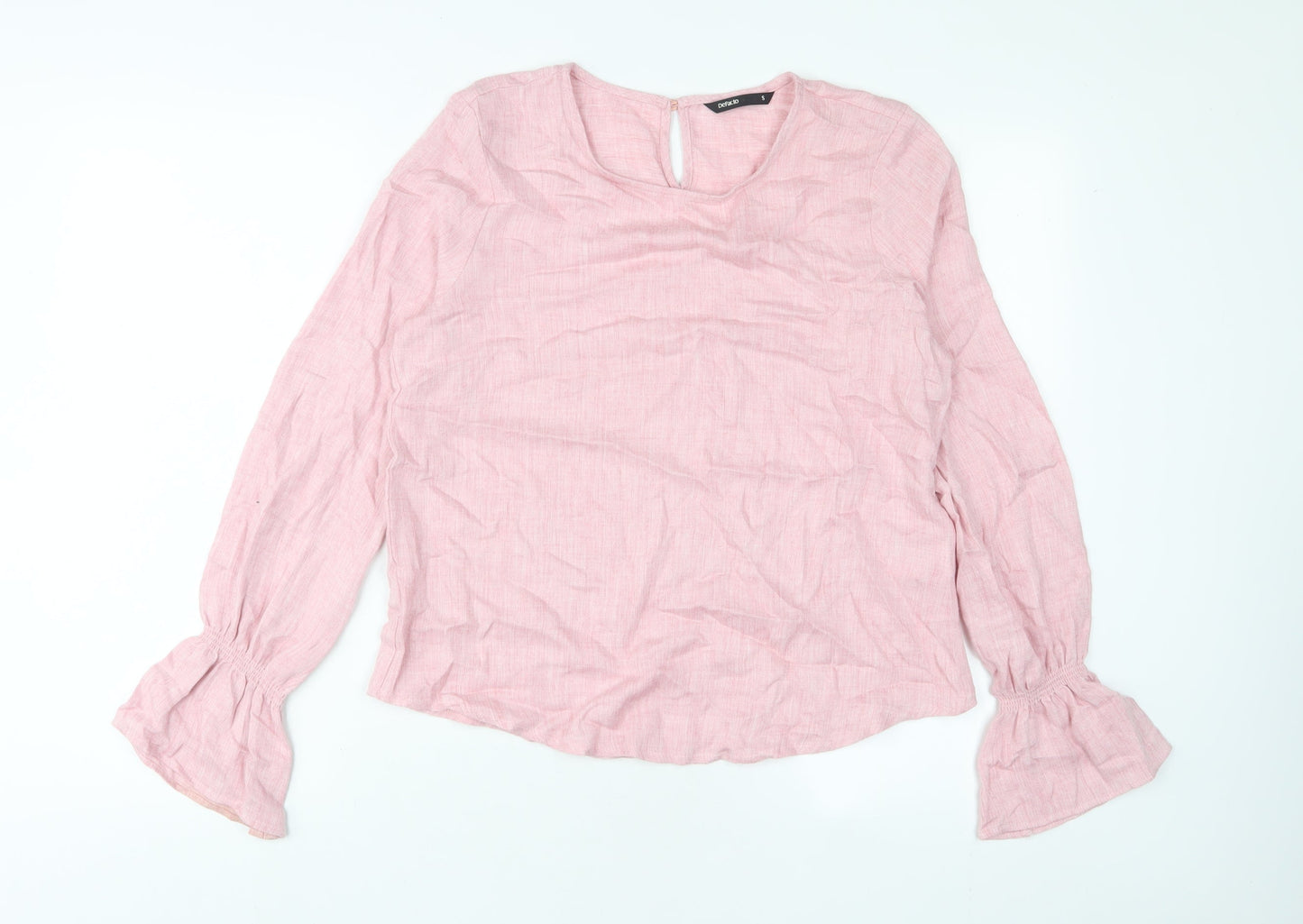 Womens UK Size S Defacto Pink Basic Blouse