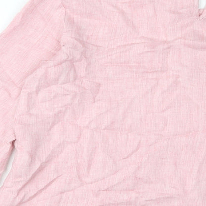 Womens UK Size S Defacto Pink Basic Blouse