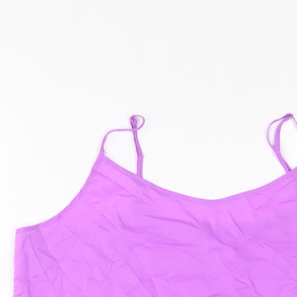 Womens UK Size 14 Marks and Spencer Purple Basic Tank