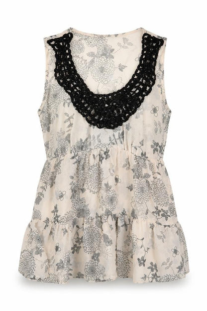 Womens UK Size 8 Dorothy Perkins Beige Basic Tank