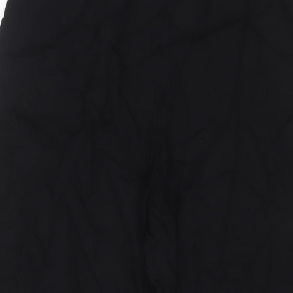 Womens UK Size S Pull&Bear Regular Fit  Black Trousers