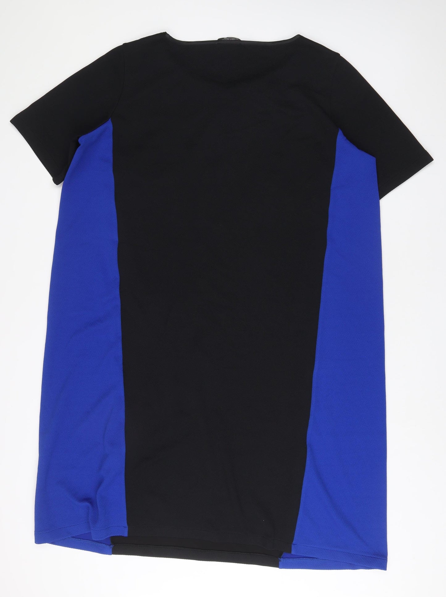 Marina Rinaldi Womens Blue Polyester A-Line Size XL Boat Neck Pullover