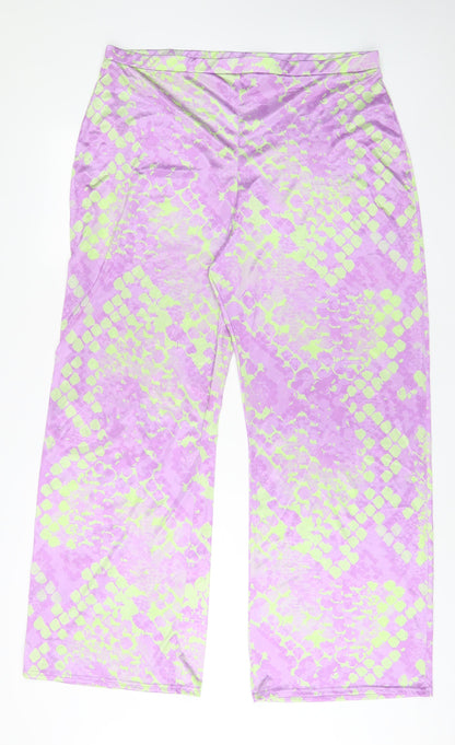 Womens UK Size 8 COLLUSION Regular Fit  Multicoloured Trousers