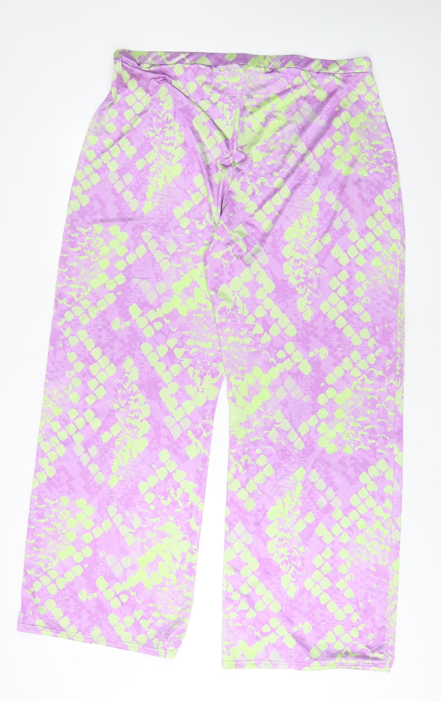 Womens UK Size 8 COLLUSION Regular Fit  Multicoloured Trousers