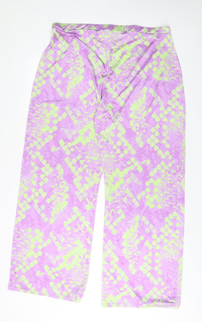 Womens UK Size 8 COLLUSION Regular Fit  Multicoloured Trousers