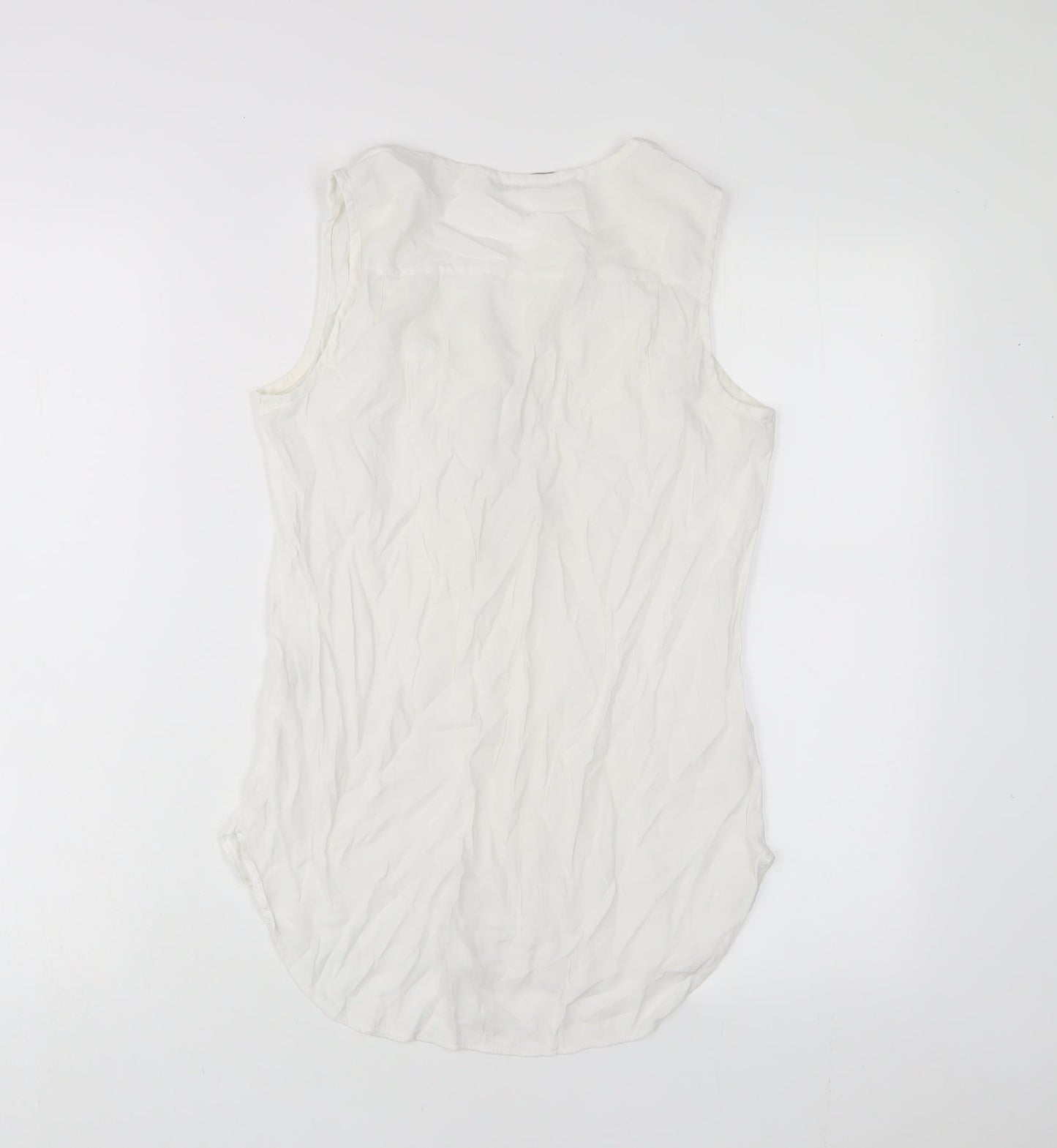 Womens UK Size 6 NEXT White Basic Tank