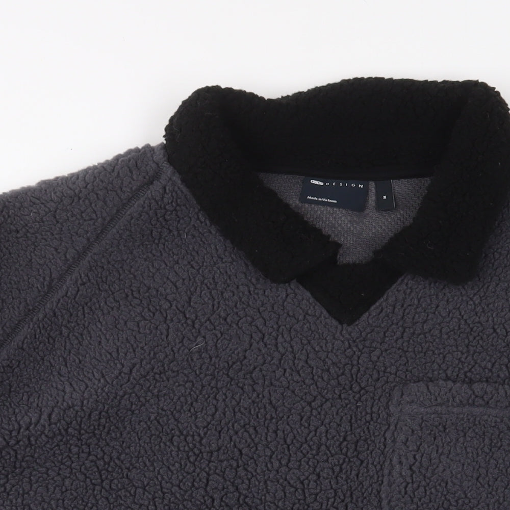 Mens UK Size M ASOS Grey Pullover Sweatshirt