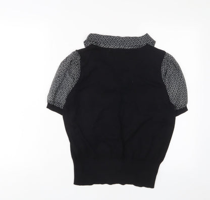Womens UK Size 14 Marks and Spencer Black Pullover Jumper