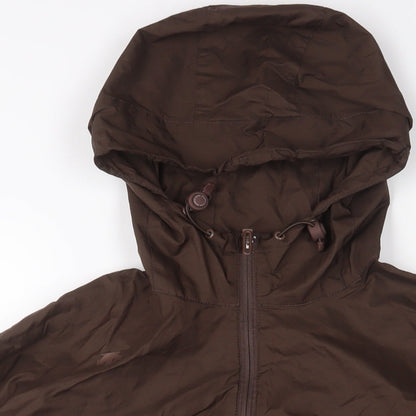 Descente Womens Brown Jacket Size XS Zip - Logo