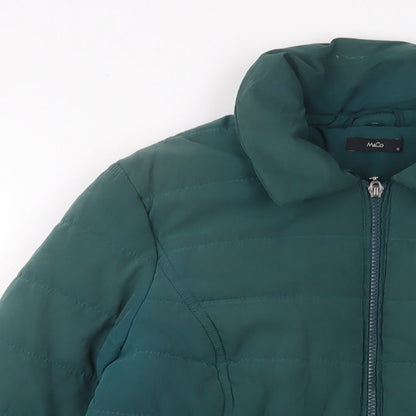 Womens UK Size 10 M&Co Green Jacket