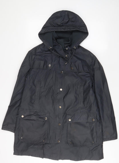 Four seasons Womens Blue Jacket Coat Size M Zip