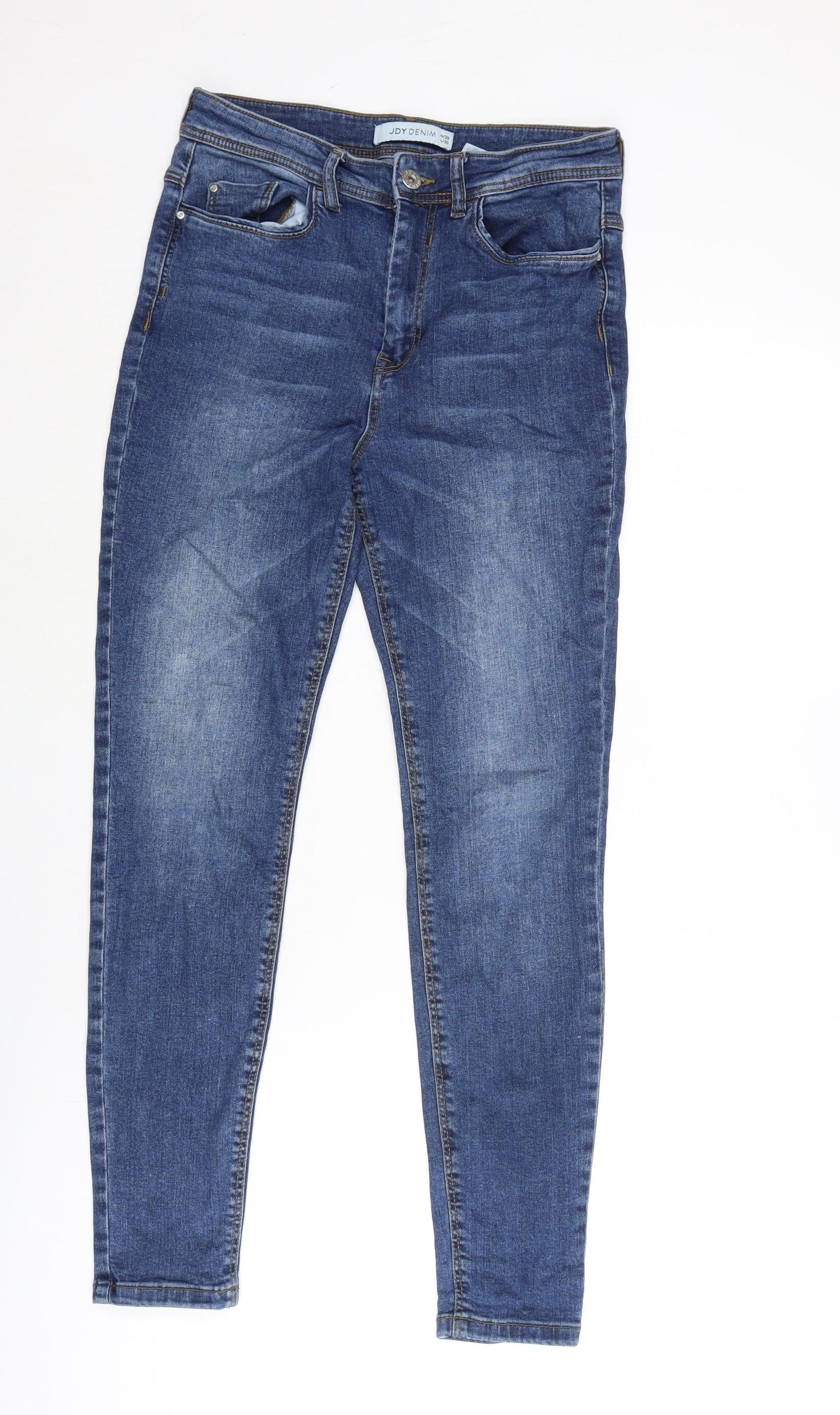 Womens UK Size 28 JDY Denim Regular Fit Straight Blue Jeans