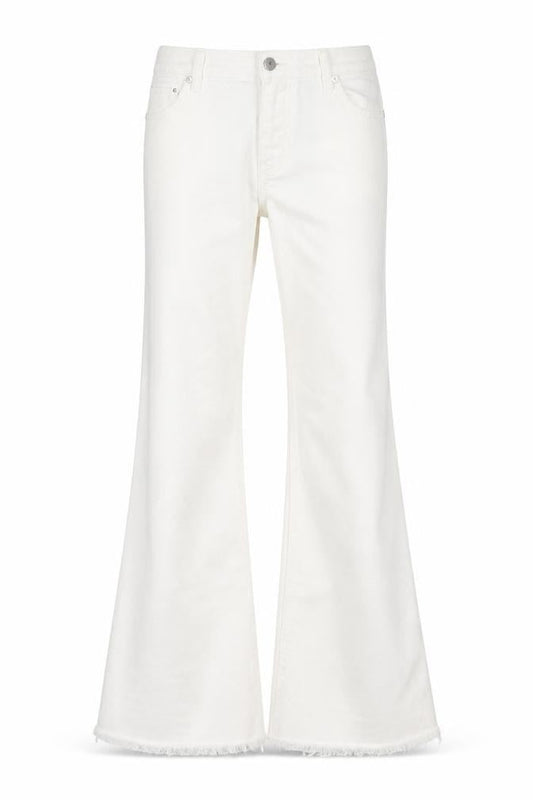 Womens UK Size 26 in Topshop Regular Fit Flared White Jeans