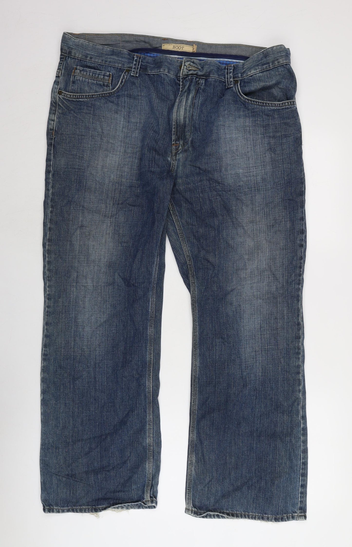 Womens UK Size 40 in Marks and Spencer Regular Fit Straight Blue Jeans