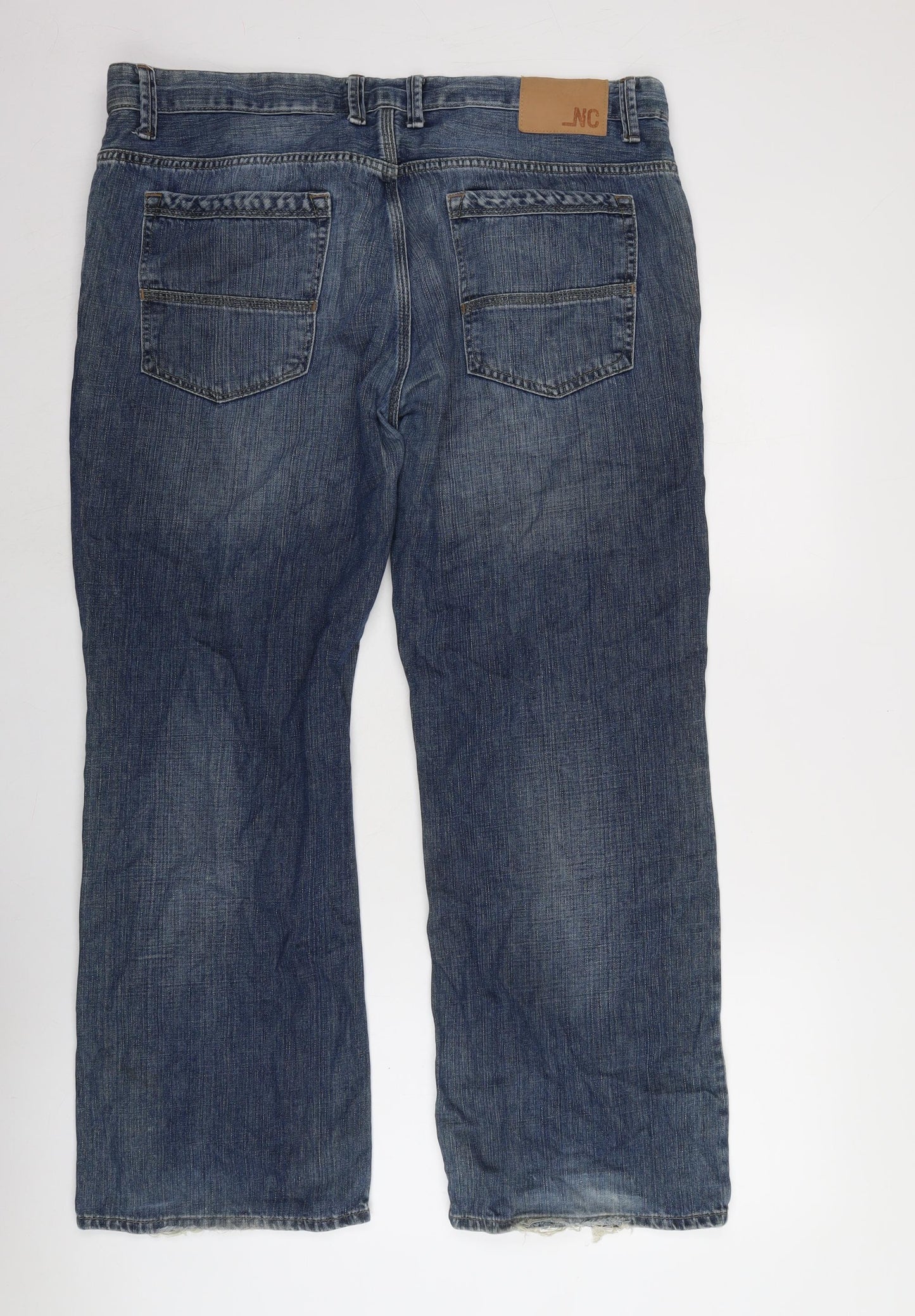 Womens UK Size 40 in Marks and Spencer Regular Fit Straight Blue Jeans