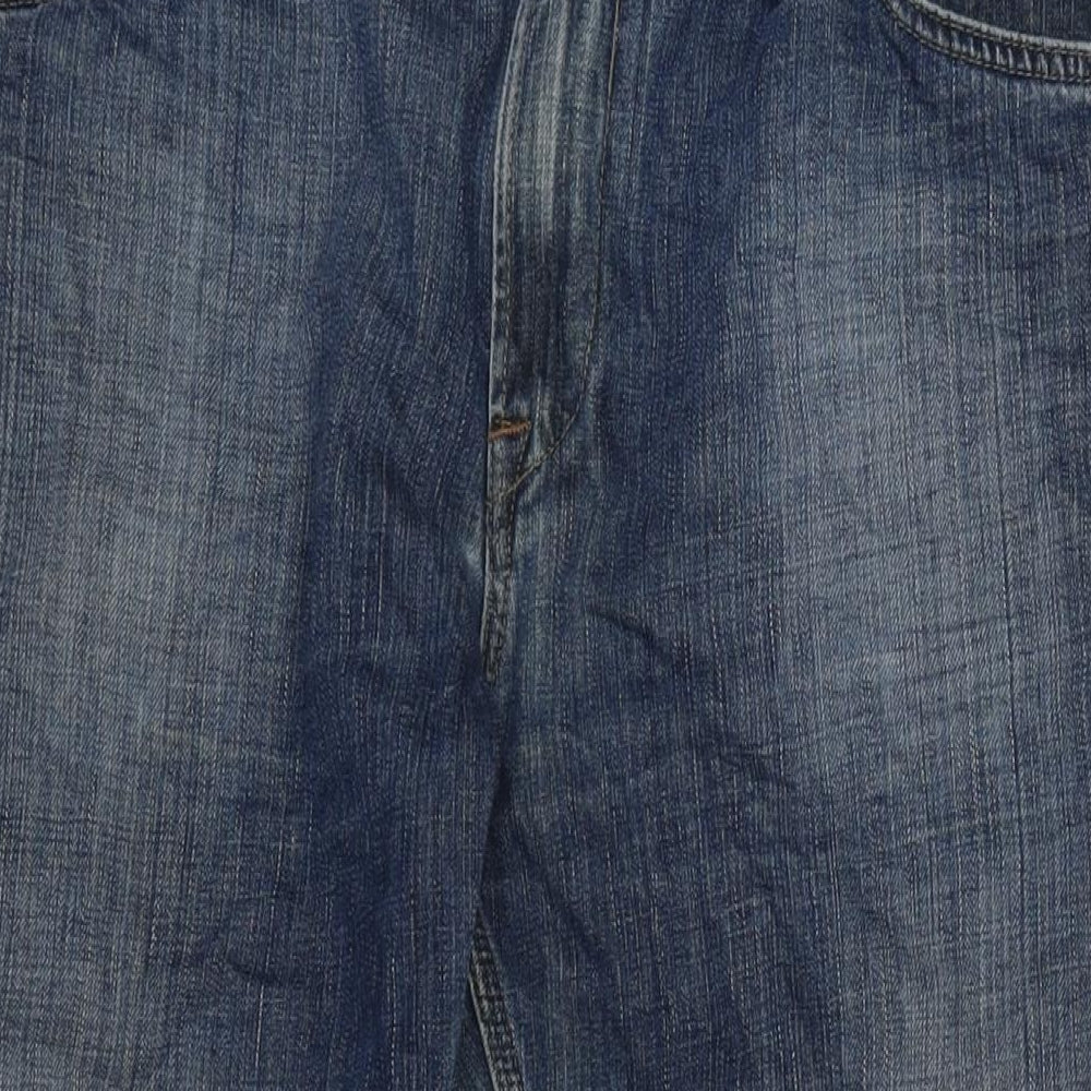 Womens UK Size 40 in Marks and Spencer Regular Fit Straight Blue Jeans